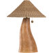 Seyla 29 inch 15.00 watt Patina Brass/Ceramic Ancient Terracotta Table Lamp Portable Light