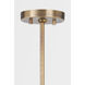 Lisbon 1 Light 21 inch Patina Brass Pendant Ceiling Light 