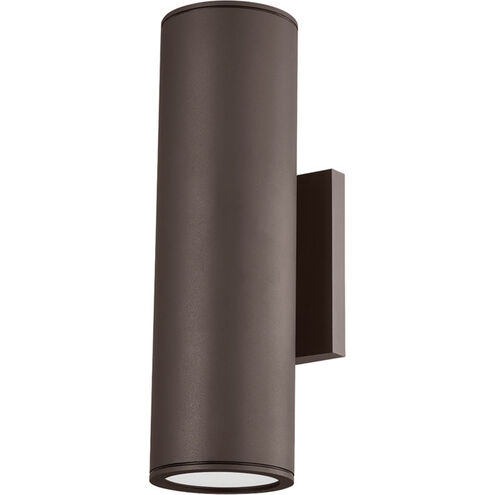Perry 2 Light 14.5 inch Textured Bronze Outdoor Wall Sconce