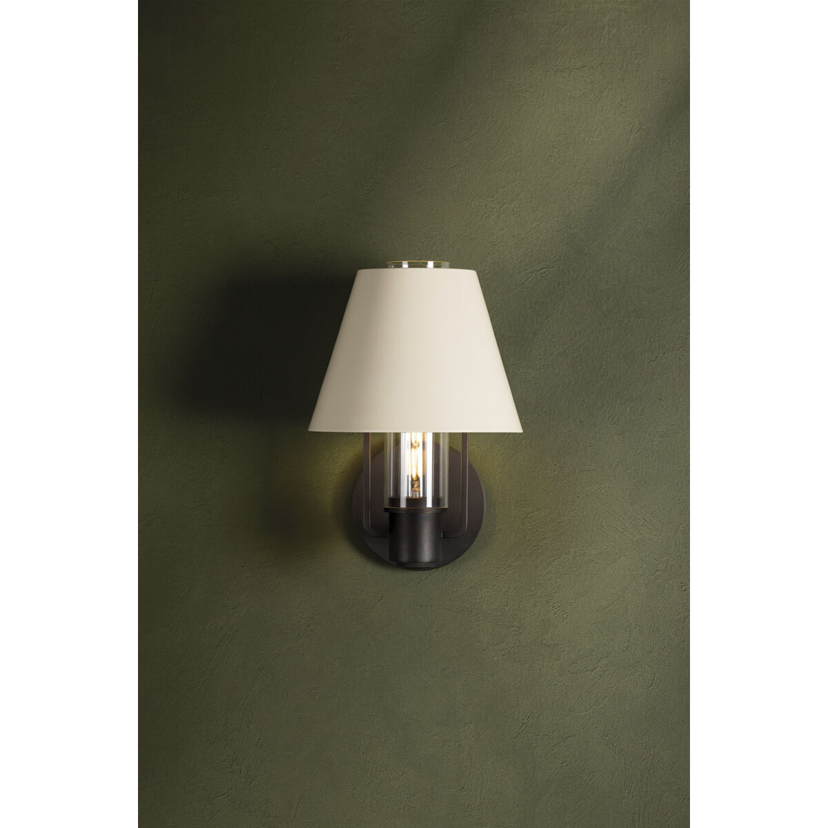 Kindle 1 Light 8.75 inch Bronze Wall Sconce Wall Light