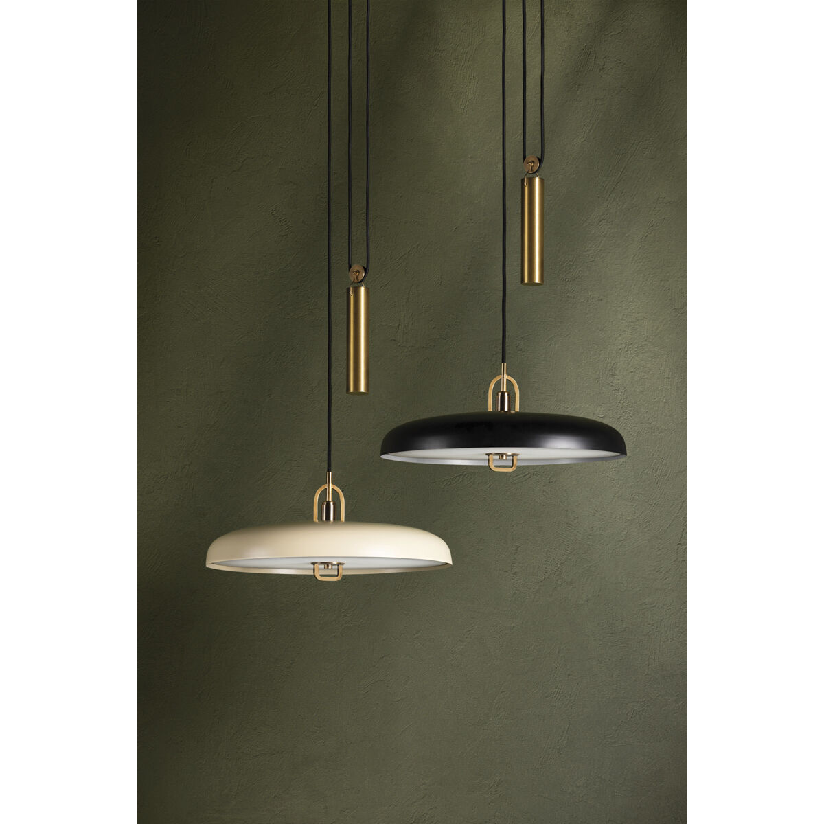 Plummet LED 18 inch Patina Brass/Soft Sand Pendant Ceiling Light