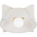 Modesto 1 Light 13 inch Vintage Gold Leaf Flush Mount Ceiling Light