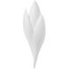 Rose 1 Light 6.25 inch Gesso White Wall Sconce Wall Light
