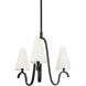 Melor 3 Light 26.75 inch Forged Iron Chandelier Ceiling Light