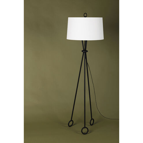 Santa Monica 67.75 inch 100.00 watt Forged Iron Floor Lamp Portable Light