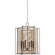 Ramon 6 Light 22 inch Textured Black Indoor Lantern Ceiling Light