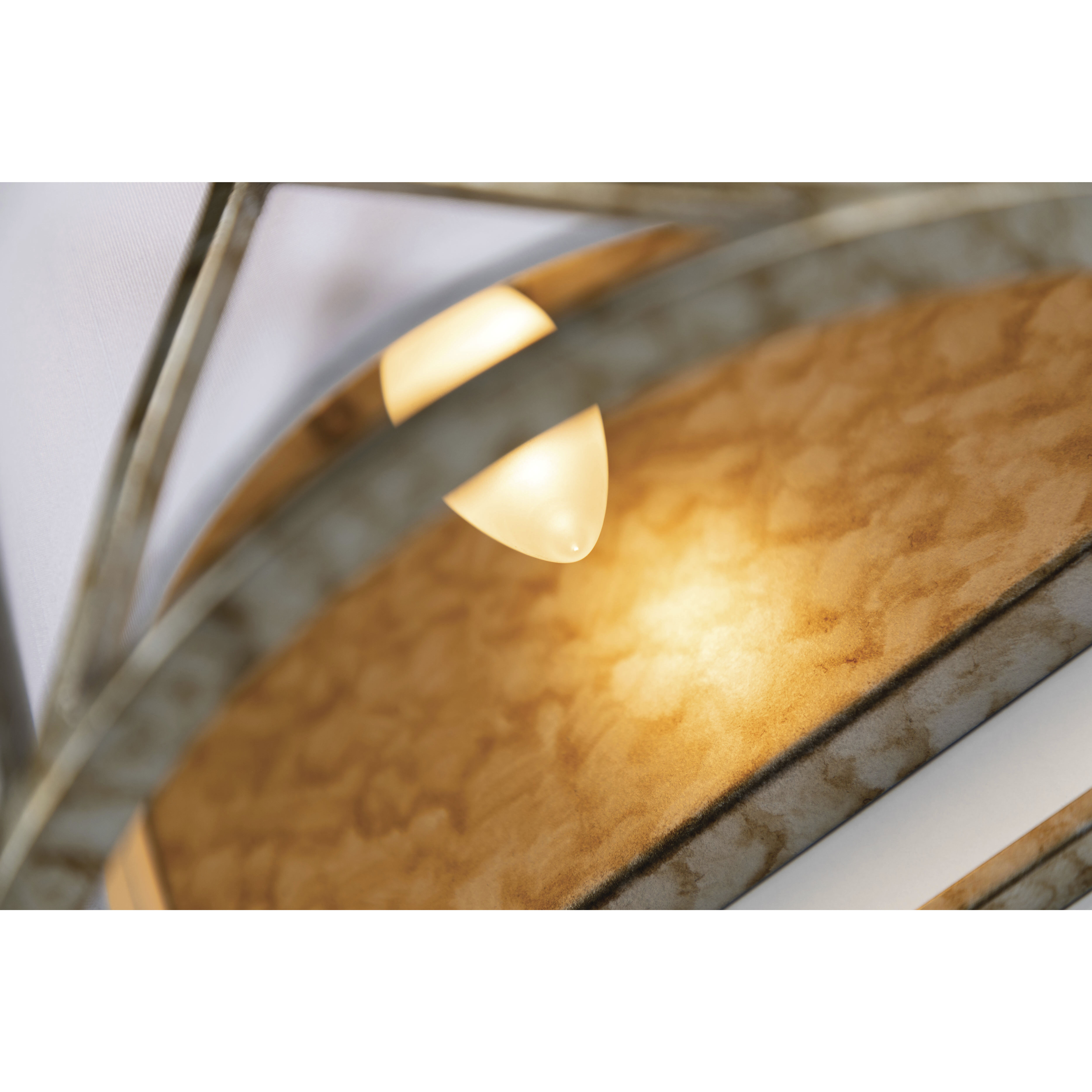 Sausalito 2 Light 10 inch Silver Gold Wall Sconce Wall Light