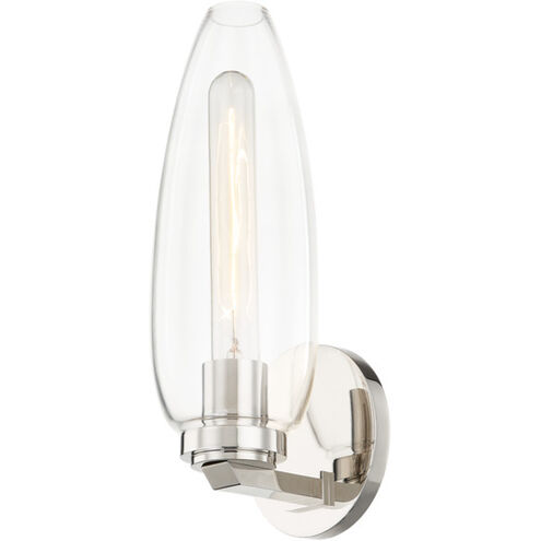 Fresno 1 Light 11 inch Polished Nickel Wall Sconce Wall Light