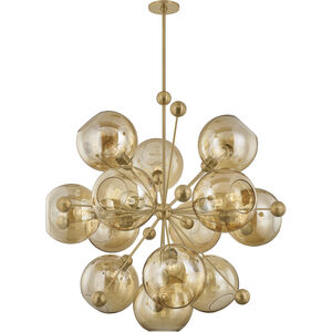 Ellory 13 Light 45.75 inch Patina Brass Chandelier Ceiling Light