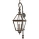 Townsend 3 Light 39.5 inch Textured Black Outdoor Wall Sconce
