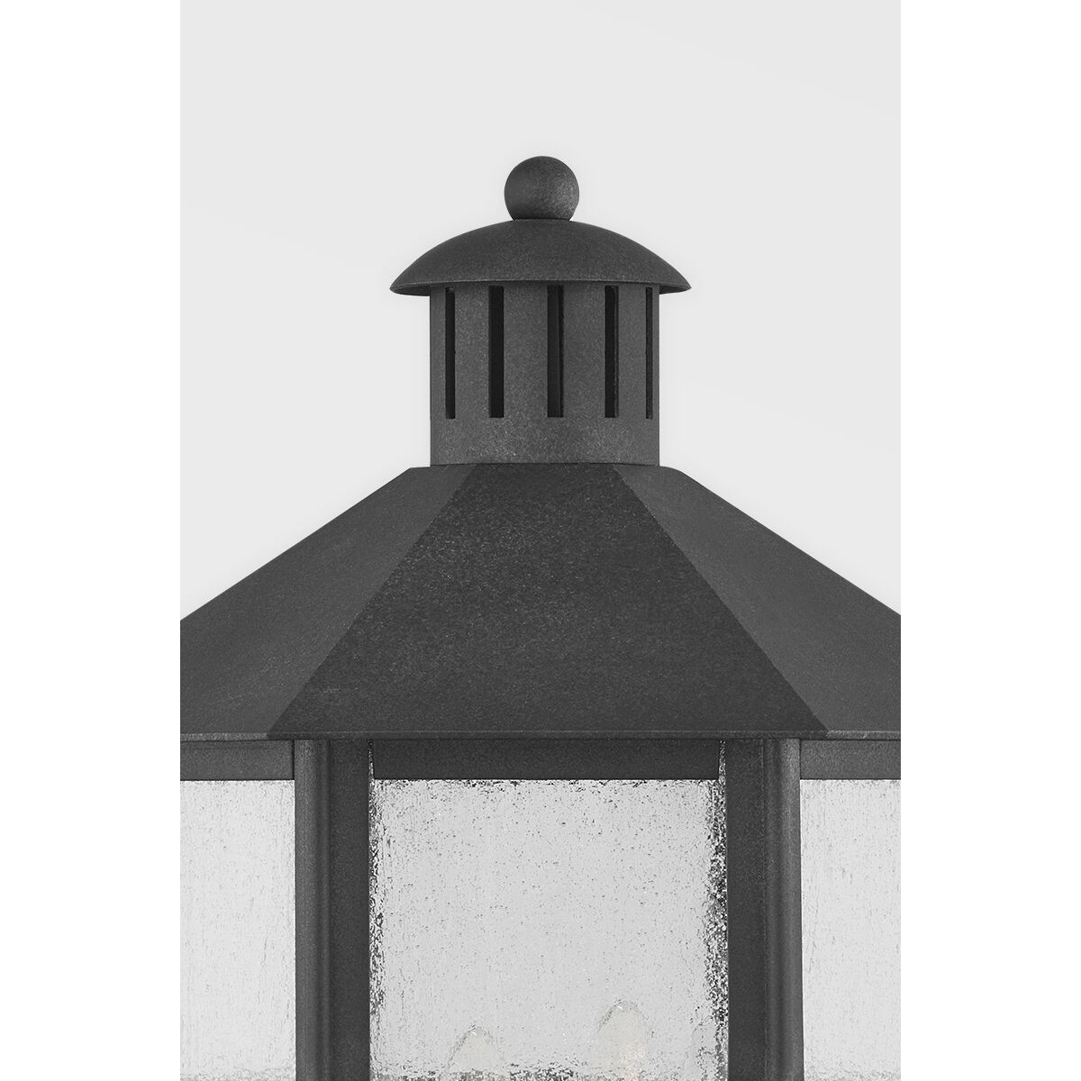 Lake County 4 Light 21 inch French Iron Post