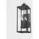 Caiden 4 Light 28 inch Forged Iron Outdoor Wall Sconce