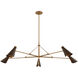 Andersen 5 Light 69.25 inch Patina Brass/Bronze Chandelier Ceiling Light