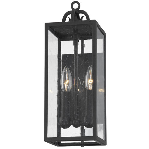 Caiden 2 Light 17 inch Forged Iron Outdoor Wall Sconce