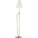 Pearce 64 inch 60.00 watt Patina Brass Floor Lamp Portable Light