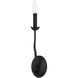 Reign 1 Light 5 inch Black Iron ADA Wall Sconce Wall Light