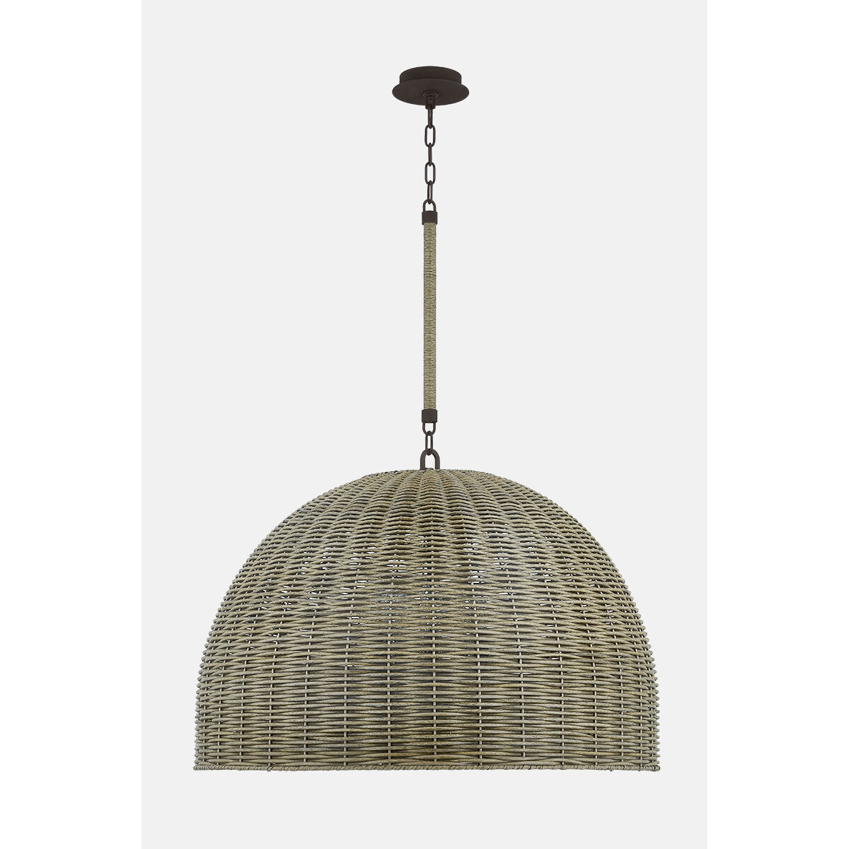 Huxley 5 Light 34 inch Textured Bronze Pendant Ceiling Light