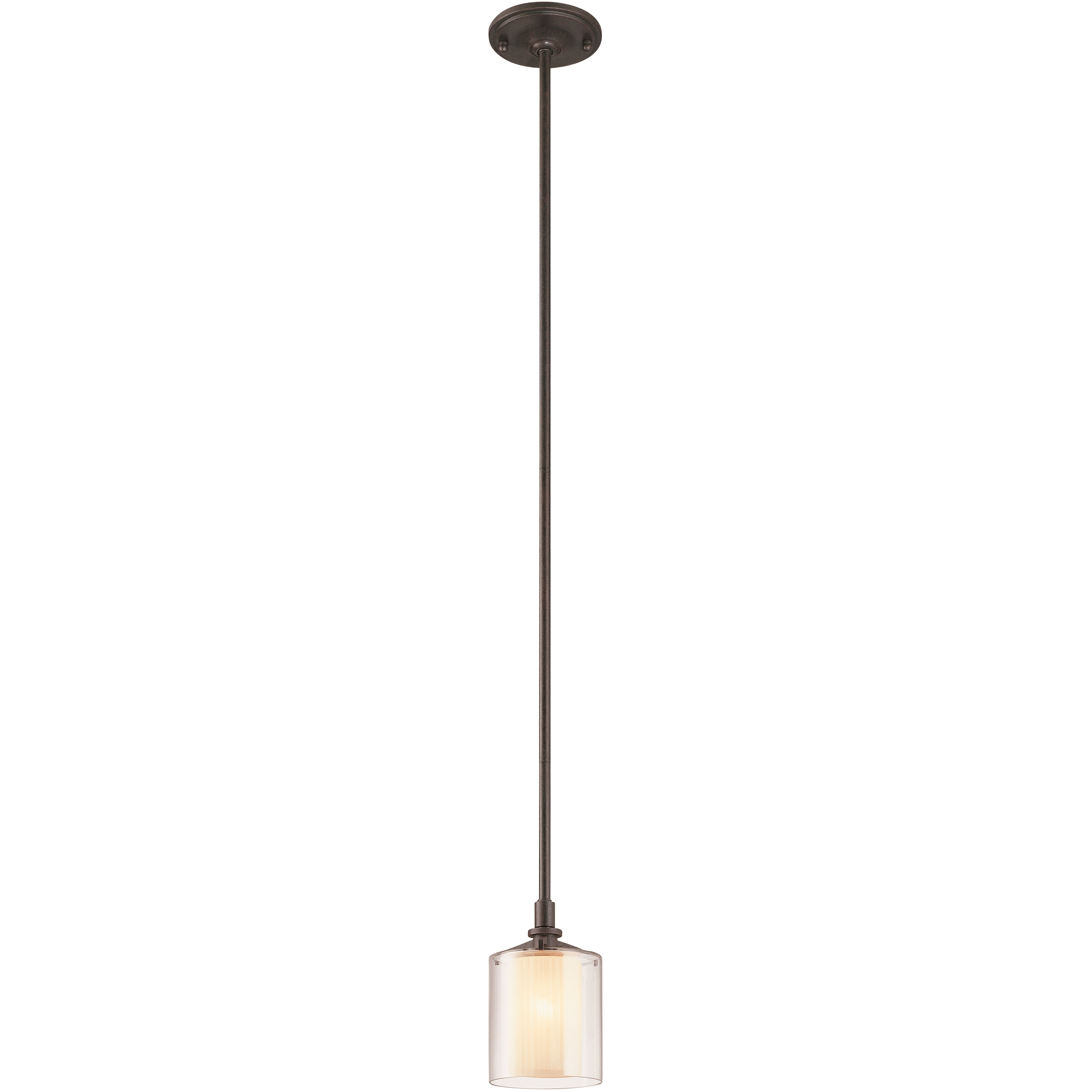 Arcadia 1 Light 5 inch Textured Iron Pendant Ceiling Light