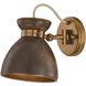 Allston 1 Light 6.5 inch Patina Brass and Ceramic Molten Umber Wall Sconce Wall Light