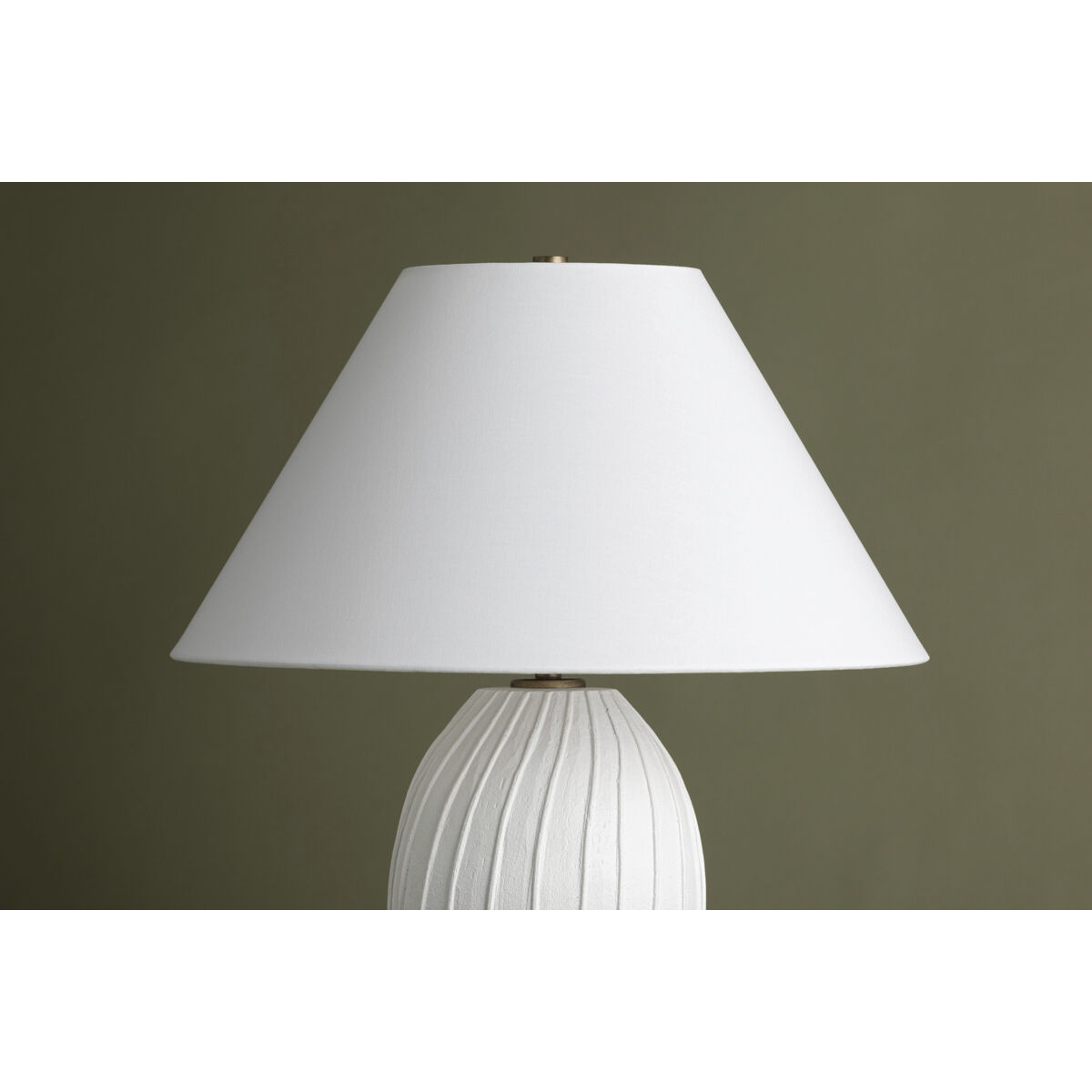 Deacon 31.5 inch 15.00 watt Patina Brass and Ceramic Loft White Table Lamp Portable Light