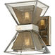 Expression 2 Light 5.25 inch Silver Leaf Bath Vanity Wall Light