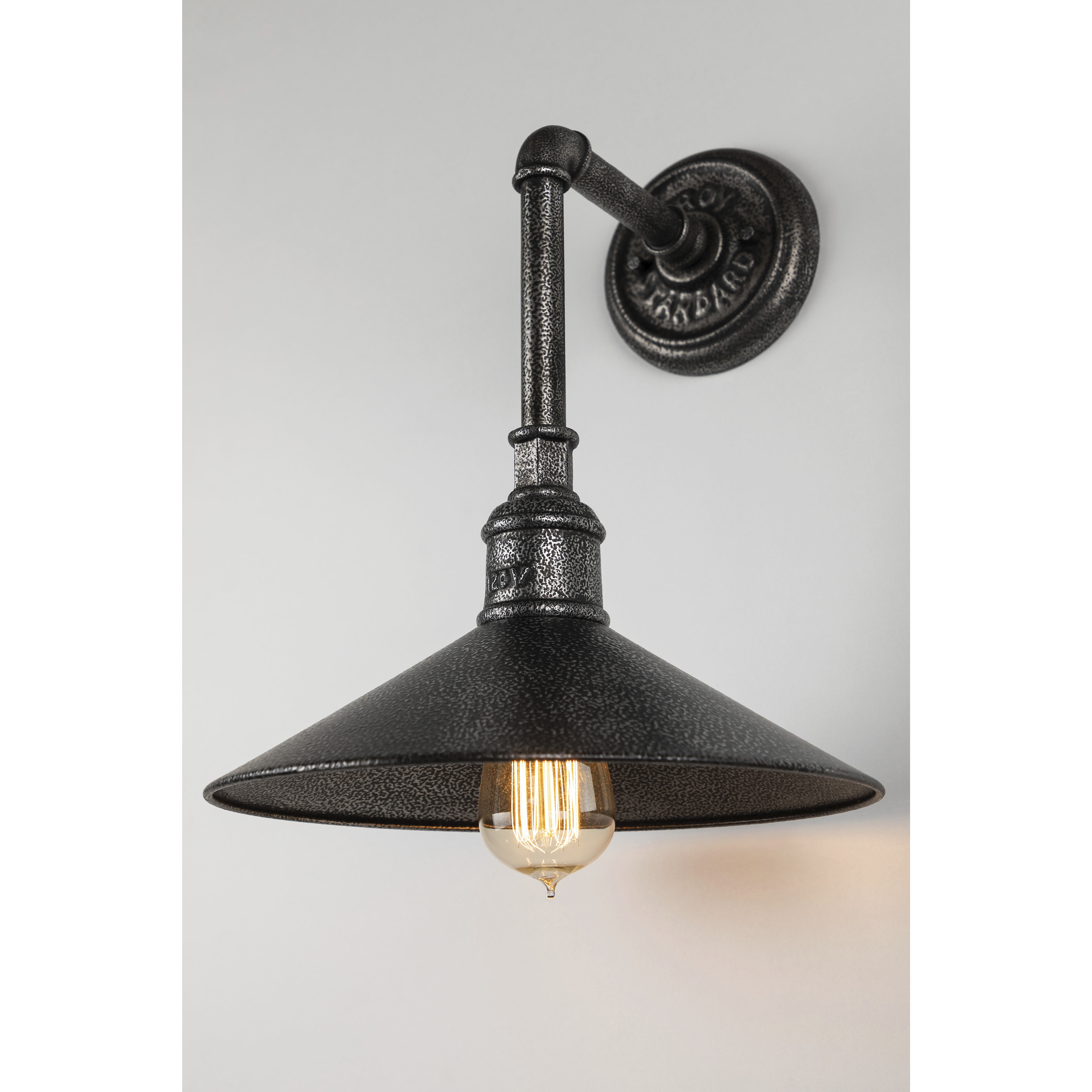 Toledo 1 Light 14 inch Old Silver Wall Sconce Wall Light