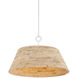 Sequoia 1 Light 36 inch Gesso White Pendant Ceiling Light