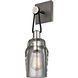 Citizen 1 Light 4.75 inch Graphite and Polished Nickel Wall Sconce Wall Light