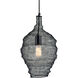 Wabi Sabi 1 Light 12 inch Soft Black Pendant Ceiling Light