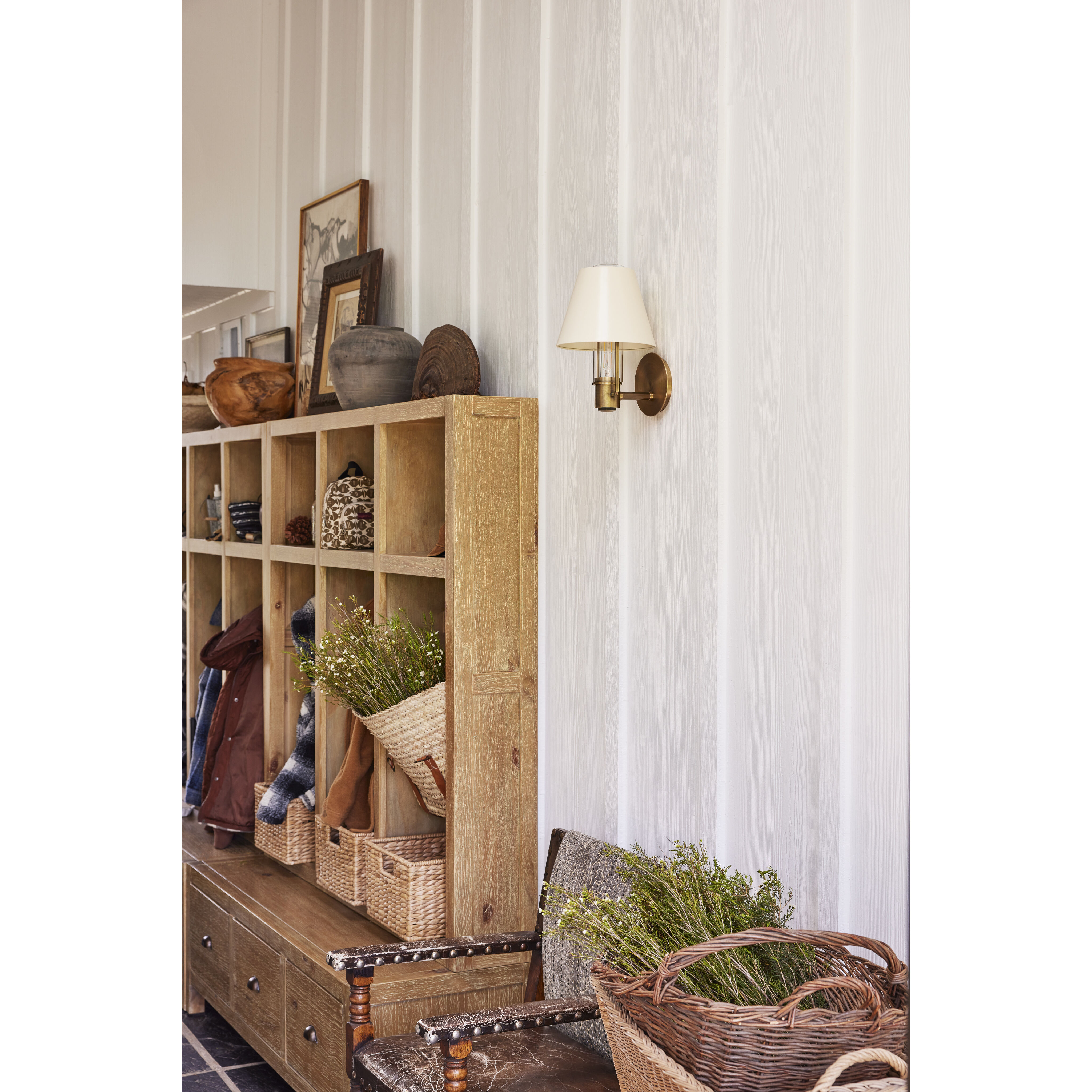 Kindle 1 Light 8.75 inch Patina Brass Wall Sconce Wall Light