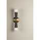 Dax 2 Light 5 inch Patina Brass Wall Sconce Wall Light