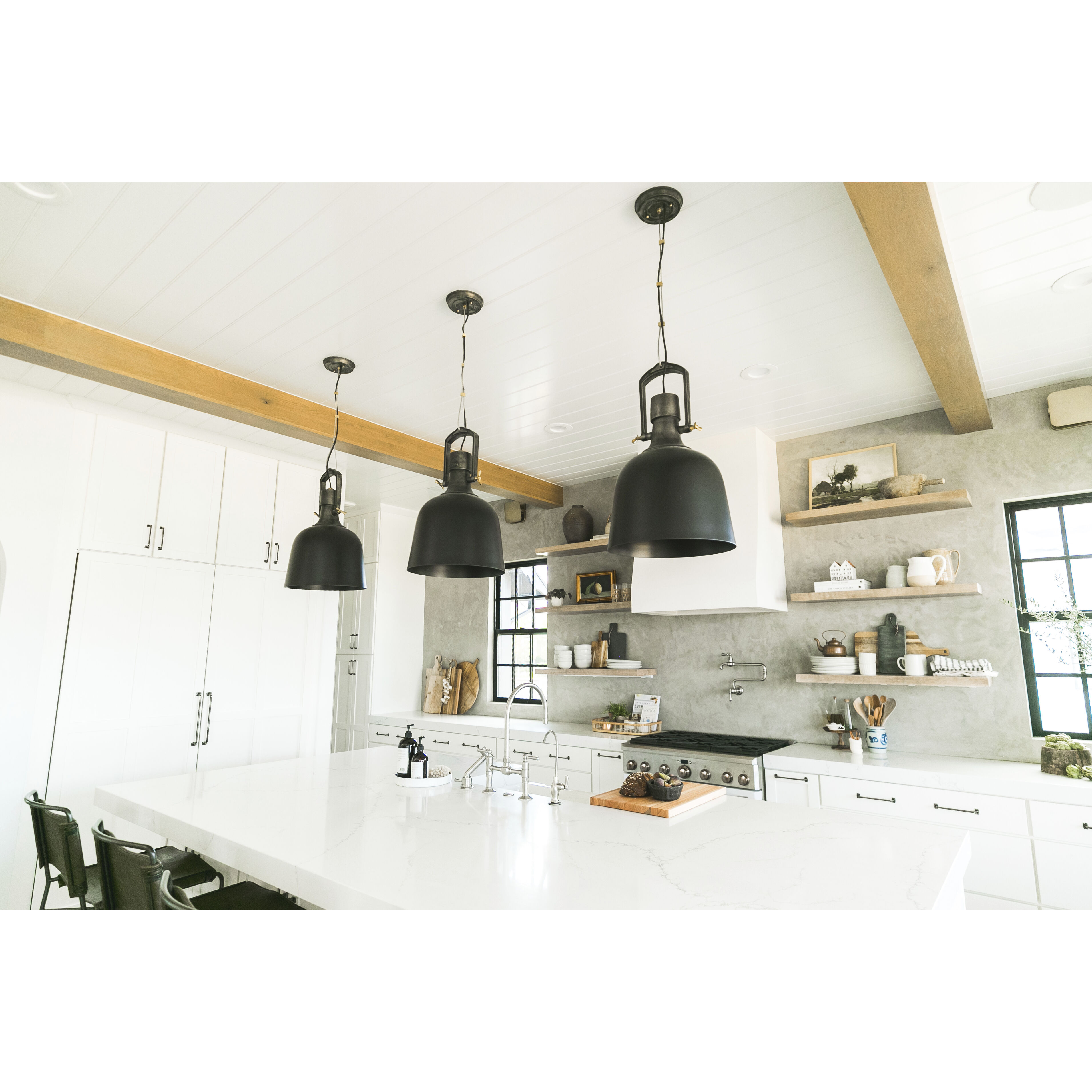 Hangar 31 1 Light 15.5 inch Soft Black Pendant Ceiling Light