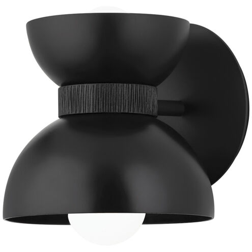 Pomona 2 Light 8 inch Soft Black/Textured Black Wall Sconce Wall Light