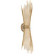 Blink 4 Light 6.5 inch Vintage Gold Leaf Bath and Vanity Wall Light