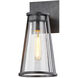 Prospect 1 Light 12 inch Graphite Outdoor Wall Sconce