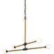 Nomad 4 Light 42.75 inch Bronze Linear Pendant Ceiling Light