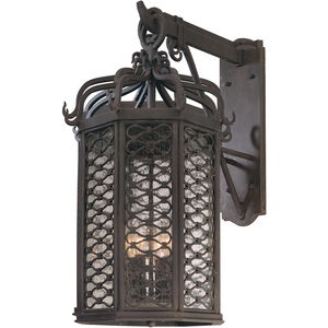 Los Olivos 4 Light 26 inch Old Iron Outdoor Wall Sconce