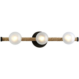 Nomad 3 Light 24 inch Classic Bronze Bath And Vanity Wall Light