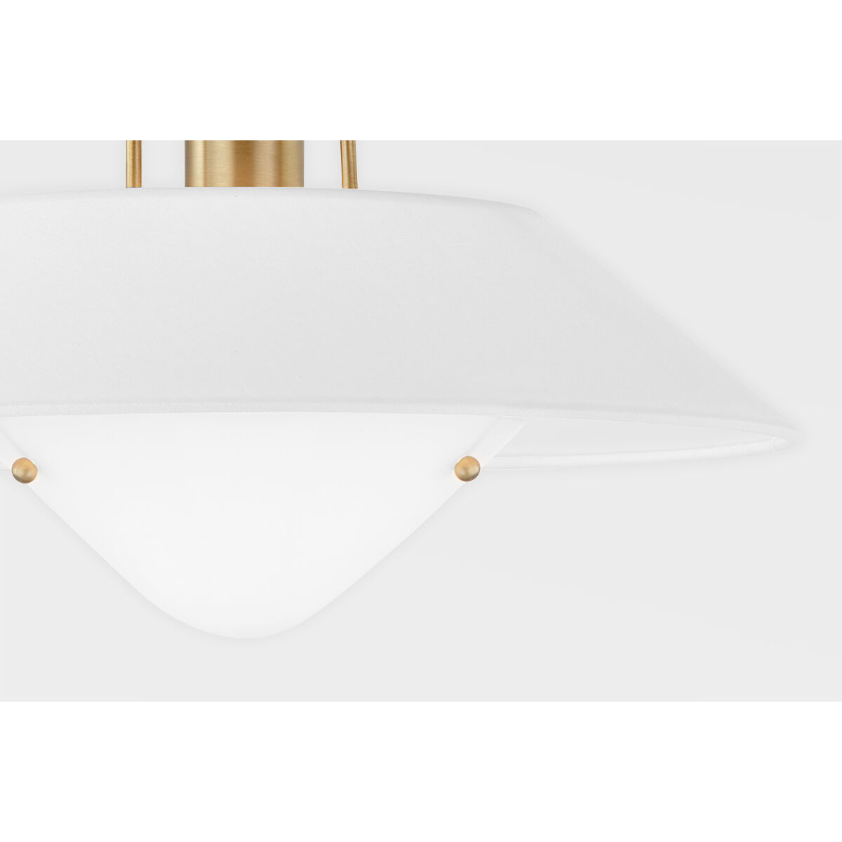 Otto 1 Light 16 inch Patina Brass Flush Mount Ceiling Light