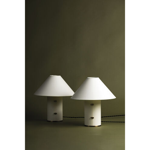 Bond 15 inch 60.00 watt Patina Brass Table Lamp Portable Light