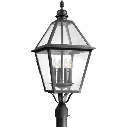 Townsend 4 Light 31.5 inch Textured Black Post