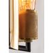 Emerson 5 Light 32 inch Carbide Black and Brushed Brass Chandelier Ceiling Light