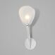 Allisio 1 Light 6 inch Textured White Wall Sconce Wall Light