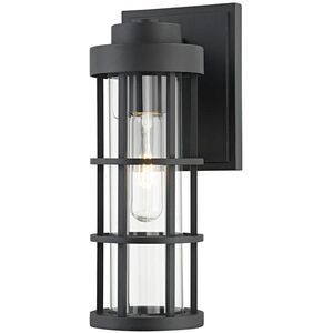 Mesa 1 Light 12 inch Texture Black Outdoor Wall Sconce in Textured Black