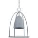 Wisteria 1 Light 17 inch Weathered Zinc Outdoor Pendant