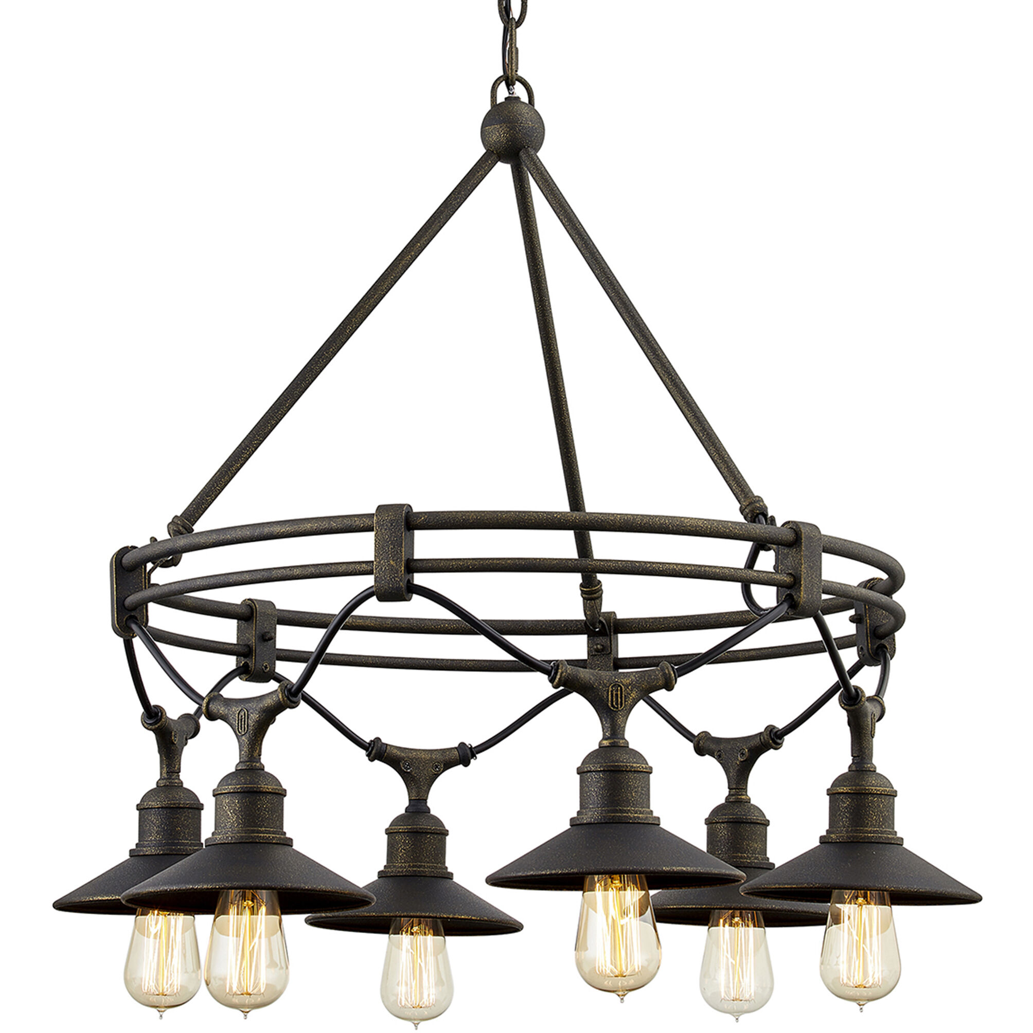 Bronze outdoor chandelier deals