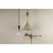 Cannon 17.5 inch 60.00 watt Patina Brass Plug-in Swivel Sconce Wall Light