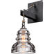 Menlo Park 1 Light 5.75 inch Old Silver Bath and Vanity Wall Light