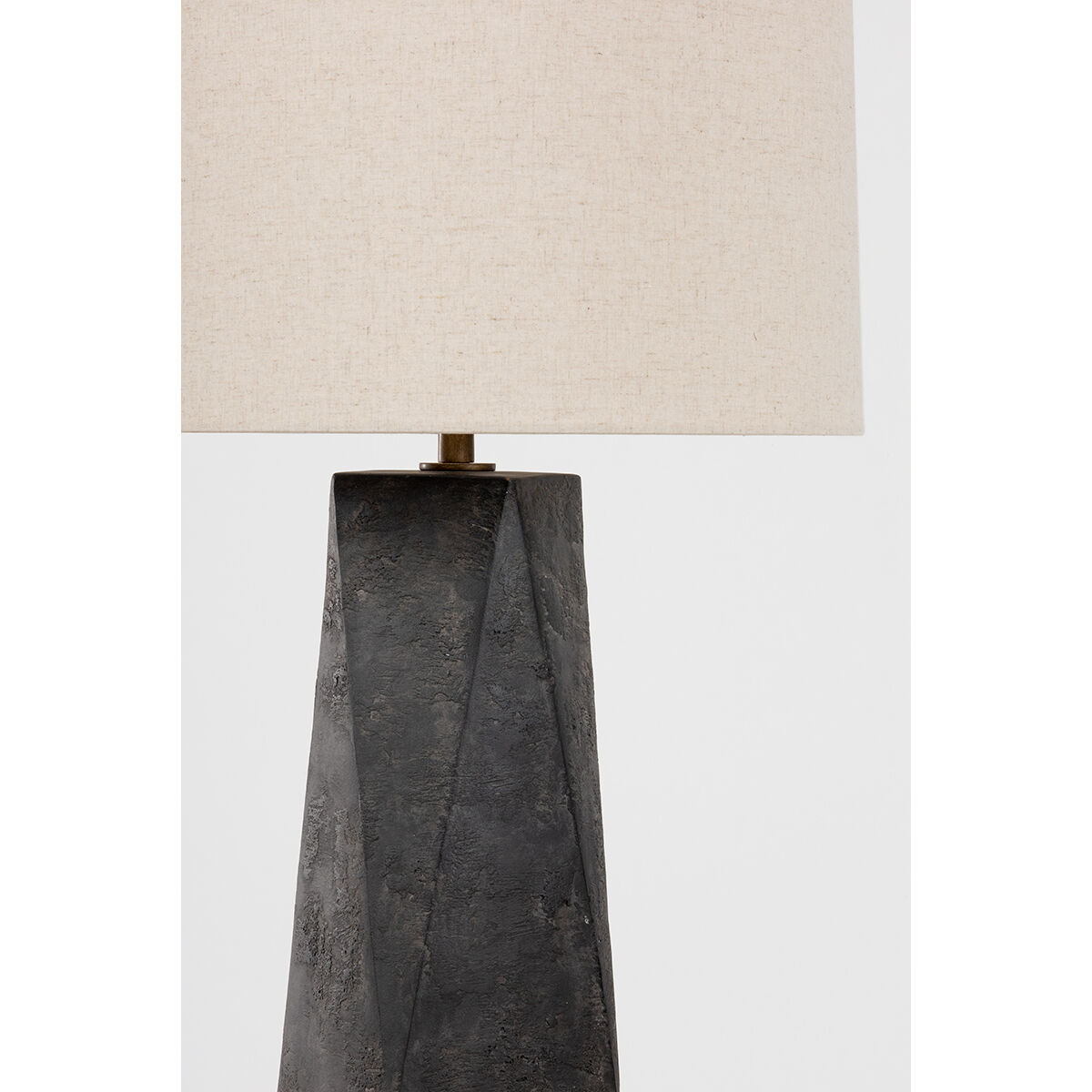 Coronado 29 inch 15.00 watt Patina Brass/Ceramic Ash Black Table Lamp Portable Light