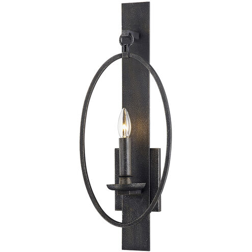 Baily 1 Light 9 inch Aged Silver Wall Sconce Wall Light